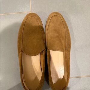 Elegant Tan Suede Loafers for Men